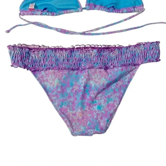 Victoria Secrets Sequins Blue and Purple Bikini Set, Swim Suit Summer - Picture 6 of 11